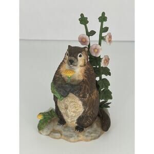Groundhog Figurine By Lenox Porcelain 5'' Tall